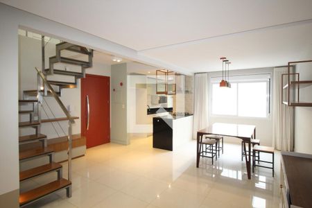 Sala/Cozinha de apartamento à venda com 2 quartos, 104m² em Bom Fim, Porto Alegre