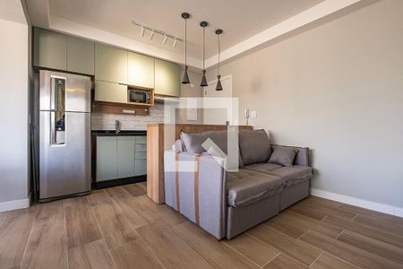 Sala/Cozinha de apartamento para alugar com 1 quarto, 45m² em Pinheiros, São Paulo
