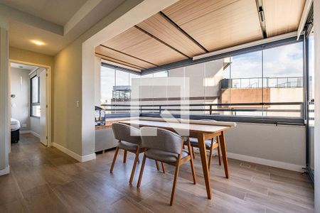 Sala/Cozinha de apartamento para alugar com 1 quarto, 45m² em Pinheiros, São Paulo