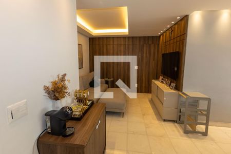 Sala de TV de apartamento à venda com 3 quartos, 87m² em Vila da Serra, Nova Lima