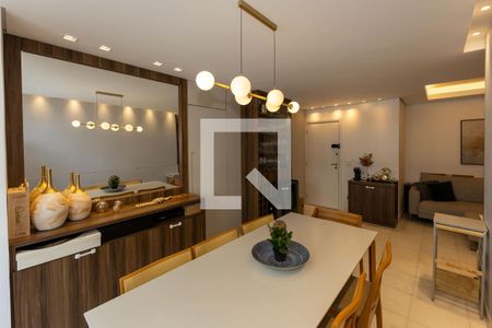 Sala de Jantar de apartamento à venda com 3 quartos, 87m² em Vila da Serra, Nova Lima