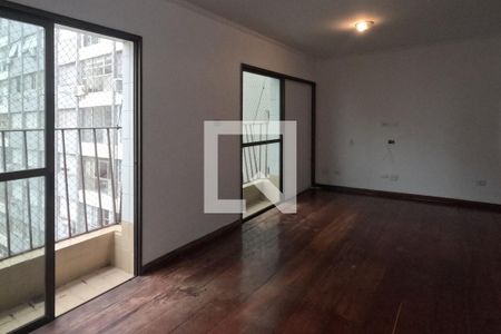 Sala de apartamento para alugar com 3 quartos, 108m² em Gonzaga, Santos