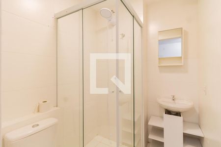 Banheiro de apartamento à venda com 1 quarto, 26m² em Barra Funda, São Paulo