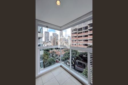Varanda da Sala de apartamento para alugar com 1 quarto, 42m² em Paraíso, São Paulo
