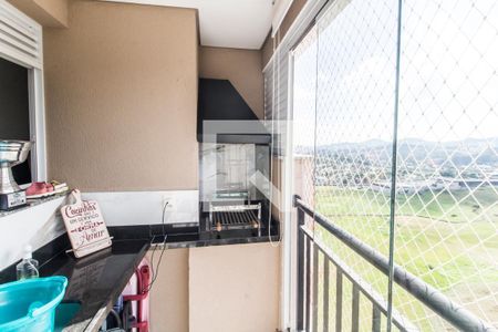 Varanda gourmet de apartamento para alugar com 1 quarto, 83m² em Centro Comercial Jubran, Barueri