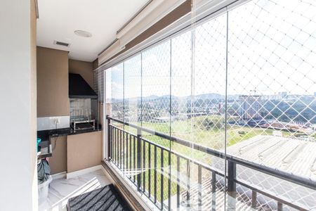 Varanda gourmet de apartamento para alugar com 1 quarto, 83m² em Centro Comercial Jubran, Barueri