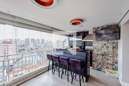 Varanda de apartamento à venda com 3 quartos, 102m² em Tatuapé, São Paulo
