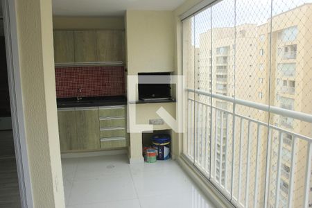 Varanda gourmet de apartamento à venda com 3 quartos, 116m² em Vila Santo Antonio, Guarulhos