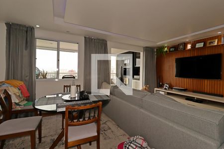 Sala de apartamento para alugar com 2 quartos, 94m² em Vila Valparaíso, Santo André