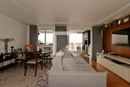 Sala de apartamento para alugar com 2 quartos, 94m² em Vila Valparaíso, Santo André