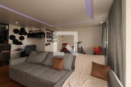 Sala de apartamento para alugar com 2 quartos, 94m² em Vila Valparaíso, Santo André