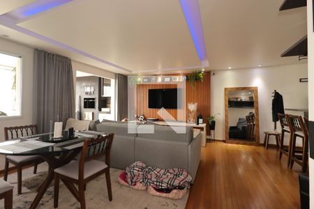 Sala de apartamento para alugar com 2 quartos, 94m² em Vila Valparaíso, Santo André
