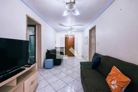 Sala de apartamento para alugar com 1 quarto, 60m² em Vila Assuncao, Praia Grande