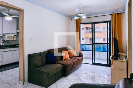 Sala de apartamento para alugar com 1 quarto, 60m² em Vila Assuncao, Praia Grande