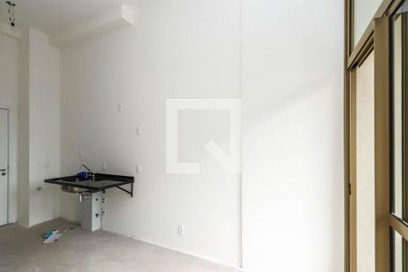 Quarto e cozinha de kitnet/studio à venda com 1 quarto, 23m² em Vila Mariana, São Paulo