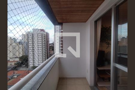 Varanda da Sala de apartamento à venda com 2 quartos, 65m² em Vila Gumercindo, São Paulo