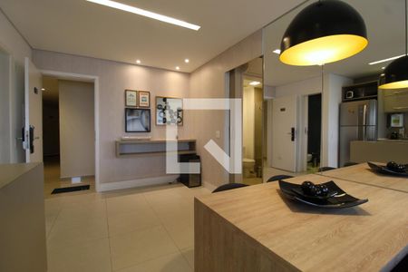 Sala de apartamento para alugar com 1 quarto, 54m² em Vila Nova Conceição, São Paulo