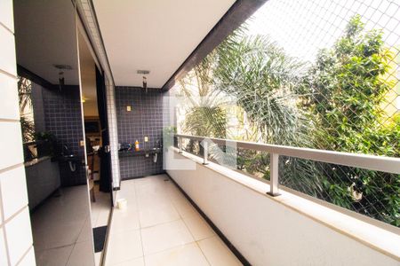 Varanda Gourmet  de apartamento para alugar com 3 quartos, 120m² em Castelo, Belo Horizonte