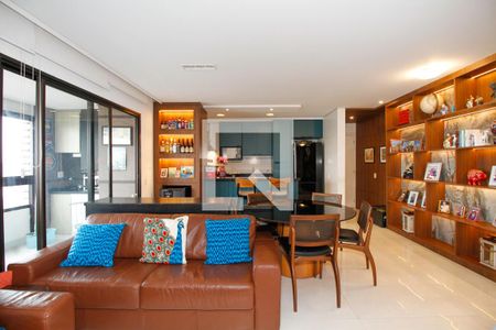 Ambientes Integrados (Sala de Estar, Jantar e Cozinha) de apartamento para alugar com 2 quartos, 84m² em Pinheiros, São Paulo