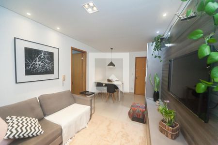 sala de apartamento à venda com 2 quartos, 69m² em Buritis, Belo Horizonte