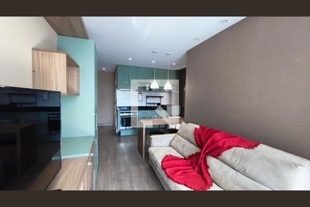 Sala de apartamento para alugar com 1 quarto, 46m² em Paraíso, São Paulo