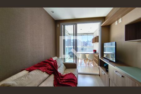 Sala de apartamento para alugar com 1 quarto, 46m² em Paraíso, São Paulo