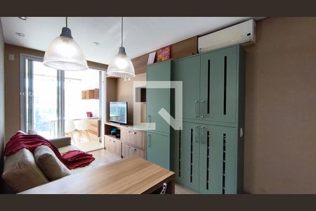 Sala de apartamento para alugar com 1 quarto, 46m² em Paraíso, São Paulo