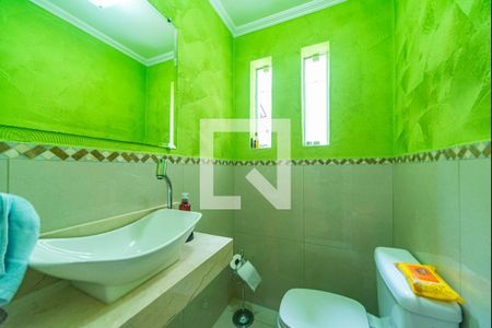 Lavabo de casa à venda com 3 quartos, 270m² em Vila Scarpelli, Santo André