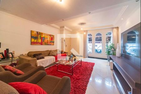Sala de casa à venda com 3 quartos, 270m² em Vila Scarpelli, Santo André
