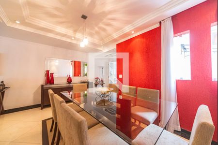 Sala de Jantar de casa à venda com 3 quartos, 270m² em Vila Scarpelli, Santo André