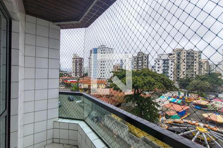 Sacada  de apartamento para alugar com 1 quarto, 55m² em Vila Assuncao, Praia Grande