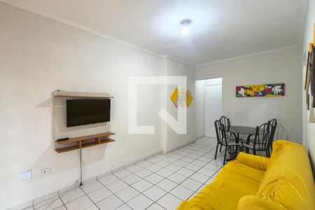 Sala de apartamento para alugar com 1 quarto, 55m² em Vila Assuncao, Praia Grande