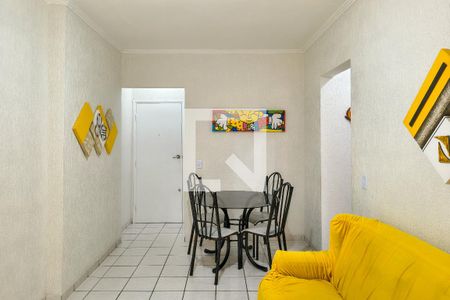 Sala de apartamento para alugar com 1 quarto, 55m² em Vila Assuncao, Praia Grande