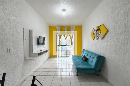 Sala de apartamento para alugar com 1 quarto, 55m² em Cidade Ocian, Praia Grande