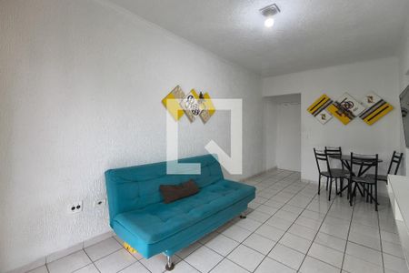 Sala de apartamento para alugar com 1 quarto, 55m² em Cidade Ocian, Praia Grande