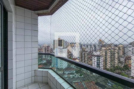 Sacada  de apartamento para alugar com 1 quarto, 55m² em Cidade Ocian, Praia Grande