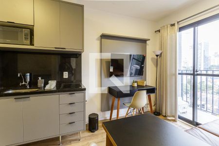 Sala de apartamento para alugar com 1 quarto, 29m² em Vila Olímpia, São Paulo