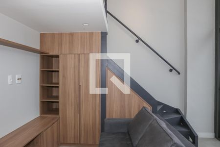 Sala e Cozinha de kitnet/studio para alugar com 1 quarto, 45m² em Perdizes, São Paulo