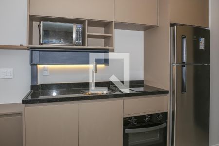 Sala e Cozinha de kitnet/studio para alugar com 1 quarto, 45m² em Perdizes, São Paulo