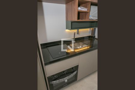 Sala e Cozinha de kitnet/studio para alugar com 1 quarto, 45m² em Perdizes, São Paulo