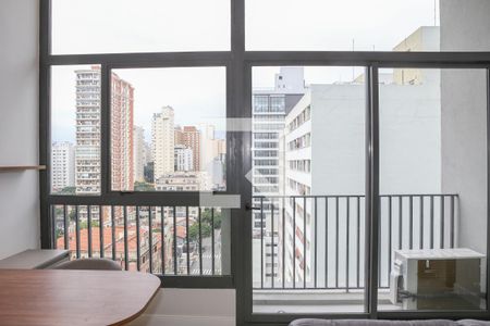 Sala e Cozinha de kitnet/studio para alugar com 1 quarto, 45m² em Perdizes, São Paulo