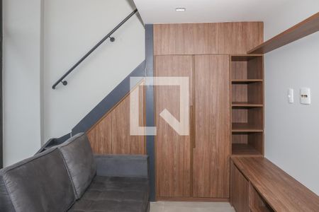 Sala e Cozinha de kitnet/studio para alugar com 1 quarto, 45m² em Perdizes, São Paulo