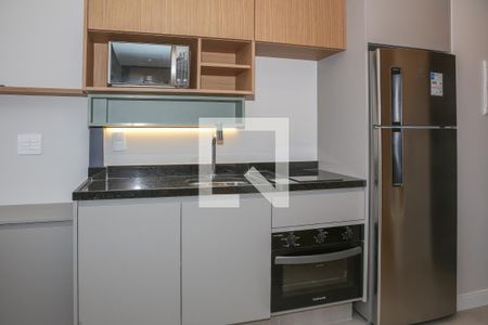 Sala e Cozinha de kitnet/studio para alugar com 1 quarto, 45m² em Perdizes, São Paulo