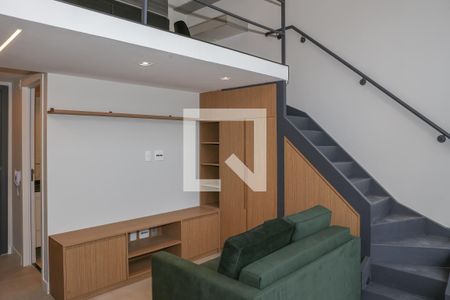 Sala e Cozinha de kitnet/studio para alugar com 1 quarto, 45m² em Perdizes, São Paulo