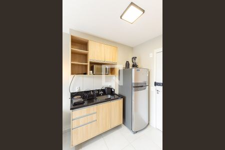 Cozinha de apartamento à venda com 1 quarto, 27m² em Vila Olímpia, São Paulo