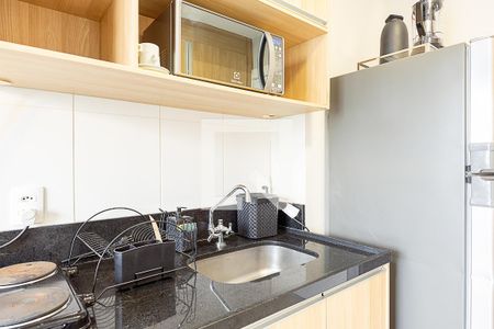Cozinha de apartamento à venda com 1 quarto, 27m² em Vila Olímpia, São Paulo