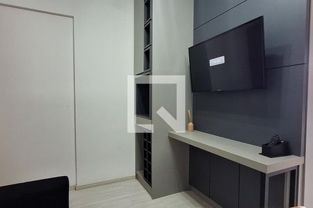 Sala de apartamento para alugar com 1 quarto, 30m² em Jardim, Santo André