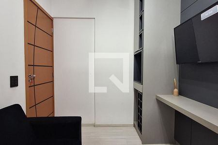 Sala de apartamento para alugar com 1 quarto, 30m² em Jardim, Santo André