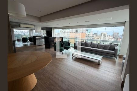 Sala de apartamento para alugar com 2 quartos, 158m² em Vila Nova Conceição, São Paulo