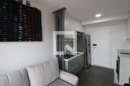 Sala / Cozinha  de apartamento para alugar com 1 quarto, 29m² em Parque Vitoria, São Paulo